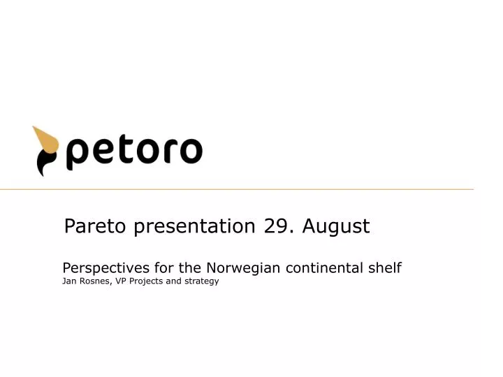 pareto presentation 29 august