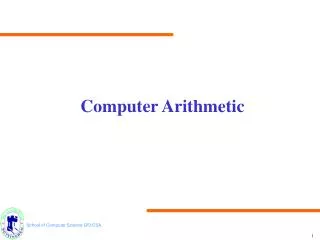Computer Arithmetic