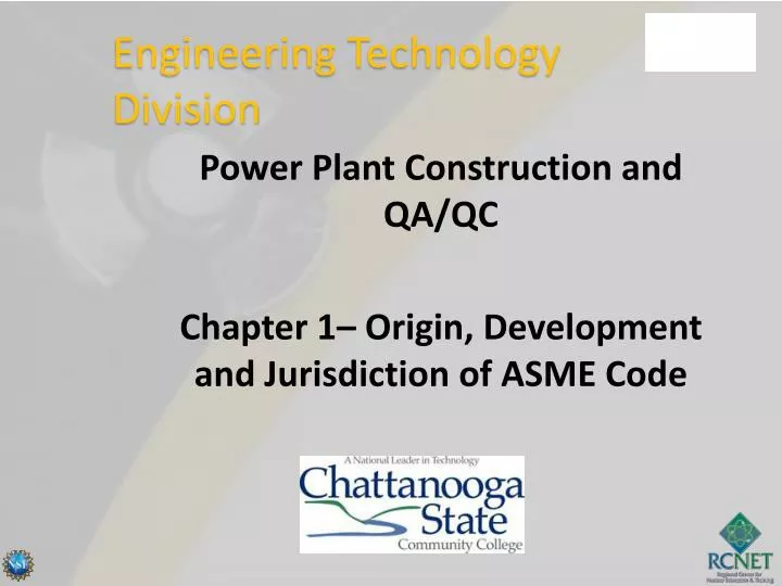 power plant construction and qa qc chapter 1 origin development and jurisdiction of asme code