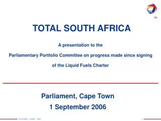 Parliament, Cape Town 1 September 2006