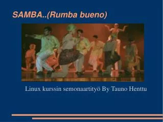 linux kurssin semonaartity by tauno henttu