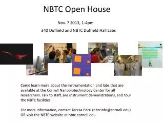 NBTC Open House