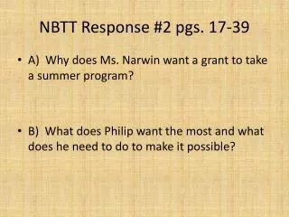 NBTT Response #2 pgs. 17-39