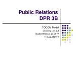 Public Relations DPR 3B - slide 1