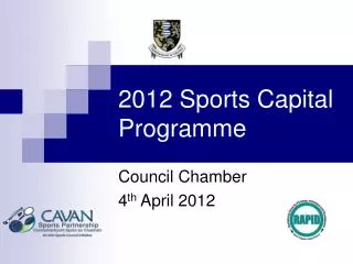 2012 Sports Capital Programme