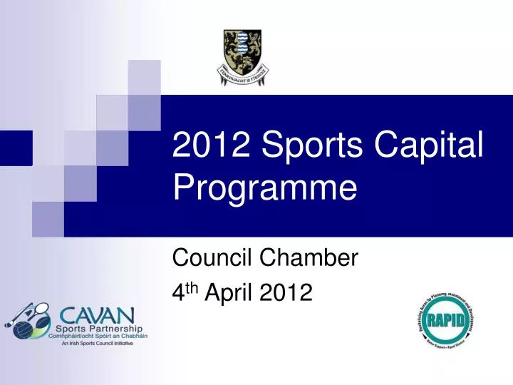 2012 sports capital programme