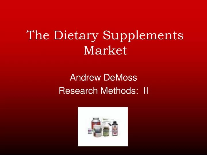 the dietary supplements market