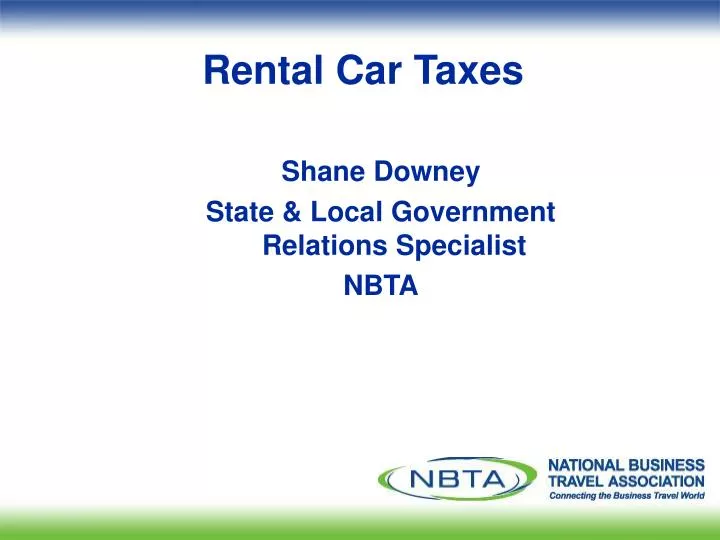rental car taxes