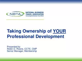 Taking Ownership of YOUR Professional Development