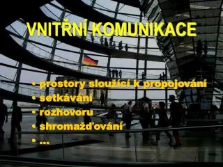 vnit n komunikace