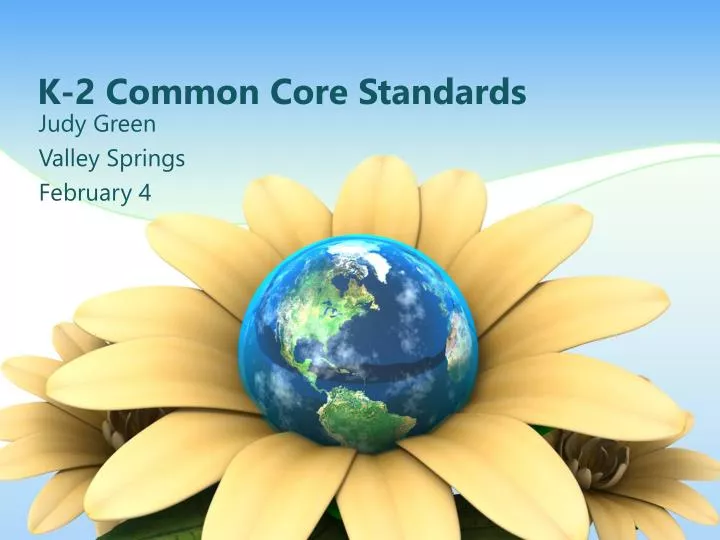 k 2 common core standards