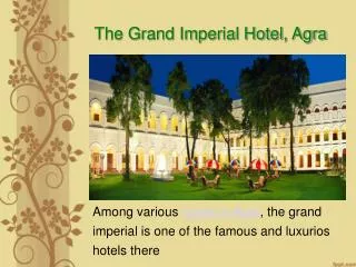 Hotel The Grand Imperial Agra