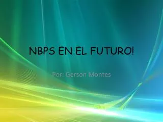 nbps en el futuro