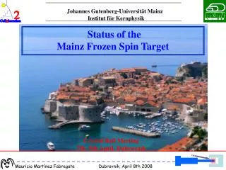 Crystal Ball Meeting 7th -9th April, Dubrovnik