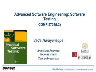 Advanced Software Engineering: Software Testing COMP 3705(L3)