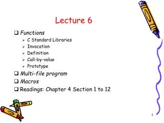 Lecture 6