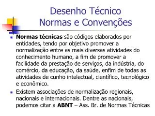 desenho t cnico normas e conven es