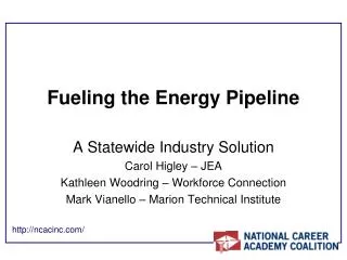 Fueling the Energy Pipeline