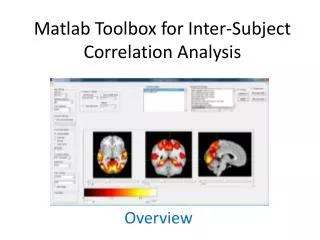 Matlab Toolbox for Inter-Subject Correlation Analysis