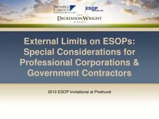 2013 ESOP Invitational at Pinehurst