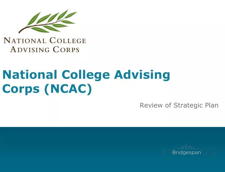 national college advising corps ncac