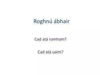 roghn bhair