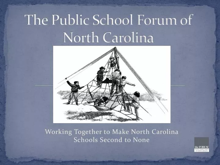 the public school forum of north carolina