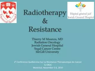 Radiotherapy &amp; Resistance