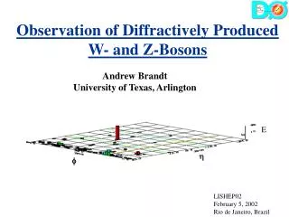 Observation of Diffractively Produced W- and Z-Bosons