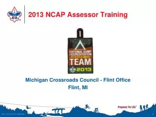 2013 NCAP Assessor Training