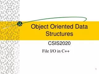 Object Oriented Data Structures CSIS2020