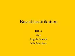 basisklassifikation