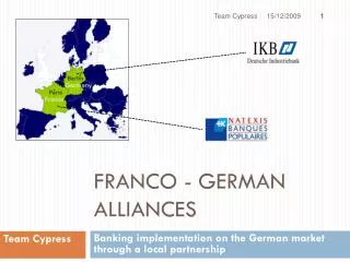 FrAnco - German alliances