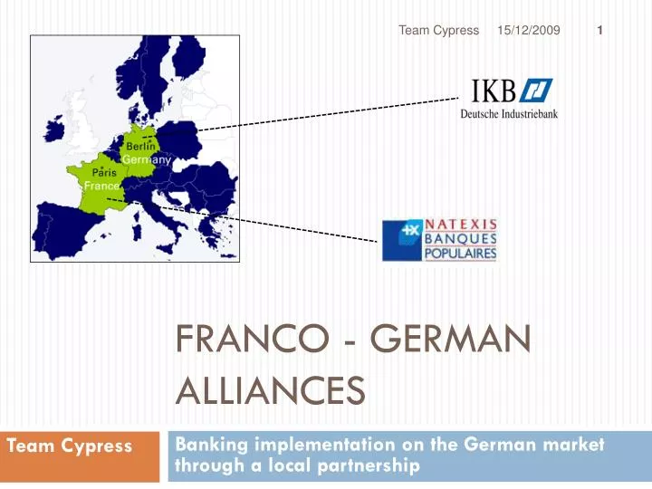 franco german alliances