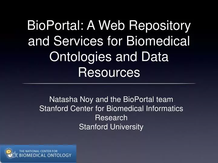 bioportal a web repository and services for biomedical ontologies and data resources