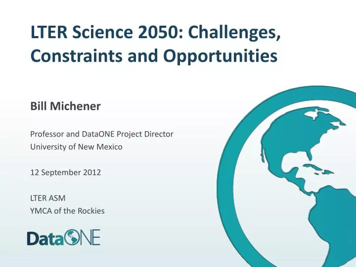 lter science 2050 challenges constraints and opportunities
