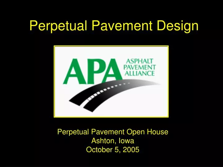 perpetual pavement design