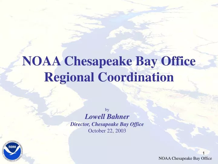 noaa chesapeake bay office regional coordination