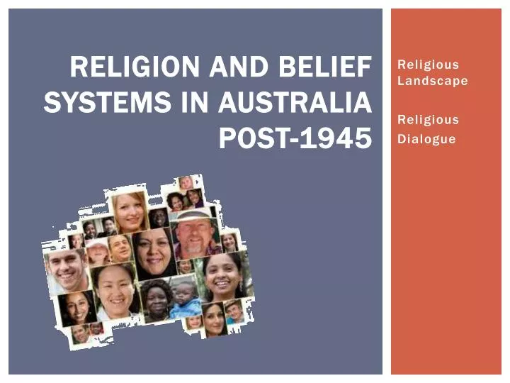 religion and belief systems in australia post 1945