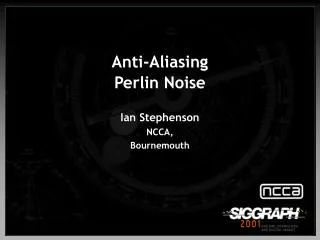 Anti-Aliasing Perlin Noise