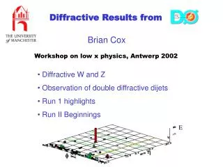 Diffractive Results from