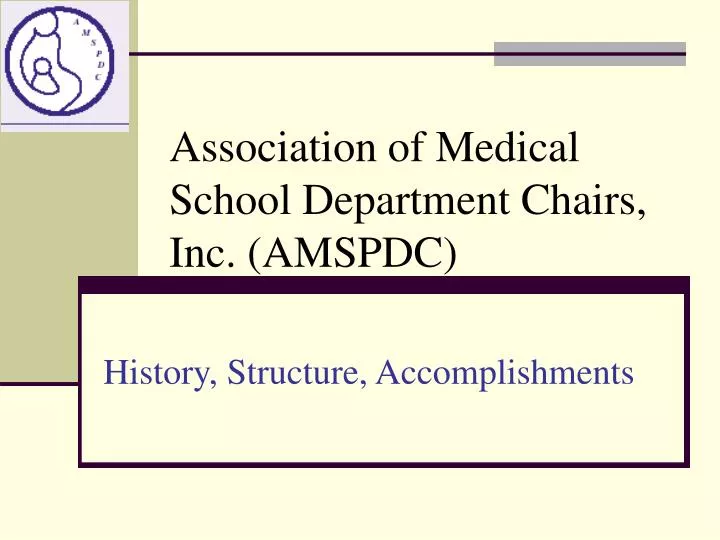 association of medical school department chairs inc amspdc