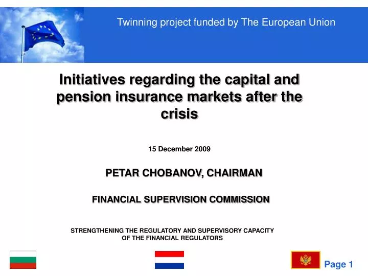 strengthening the regulatory and supervisory capacity of the financial regulators