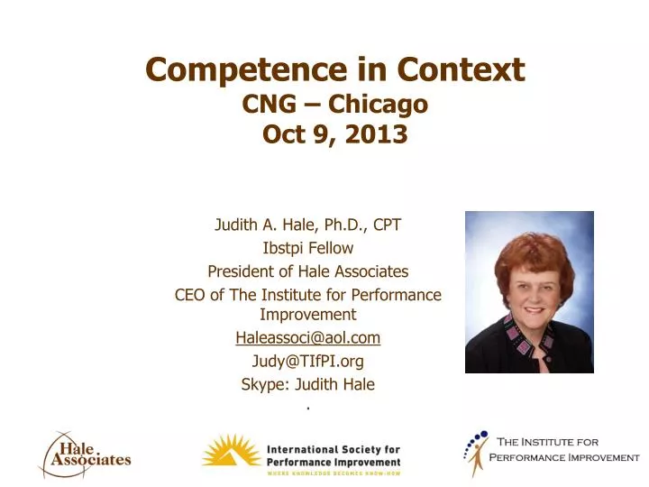 competence in context cng chicago oct 9 2013