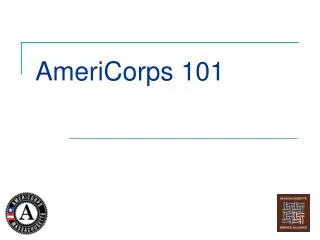 AmeriCorps 101