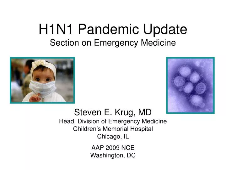 h1n1 pandemic update section on emergency medicine