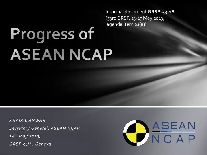 progress of asean ncap