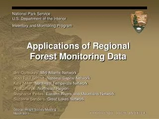 Applications of Regional Forest Monitoring Data