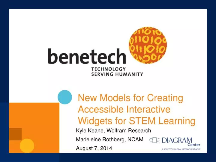 new models for creating accessible interactive widgets for stem learning
