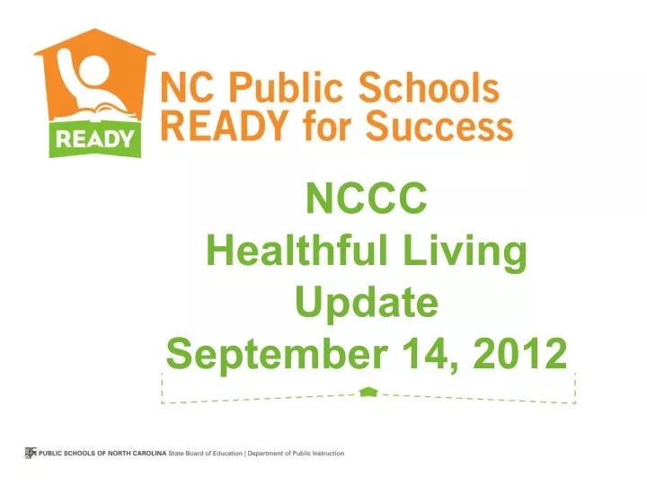 nccc healthful living update september 14 2012
